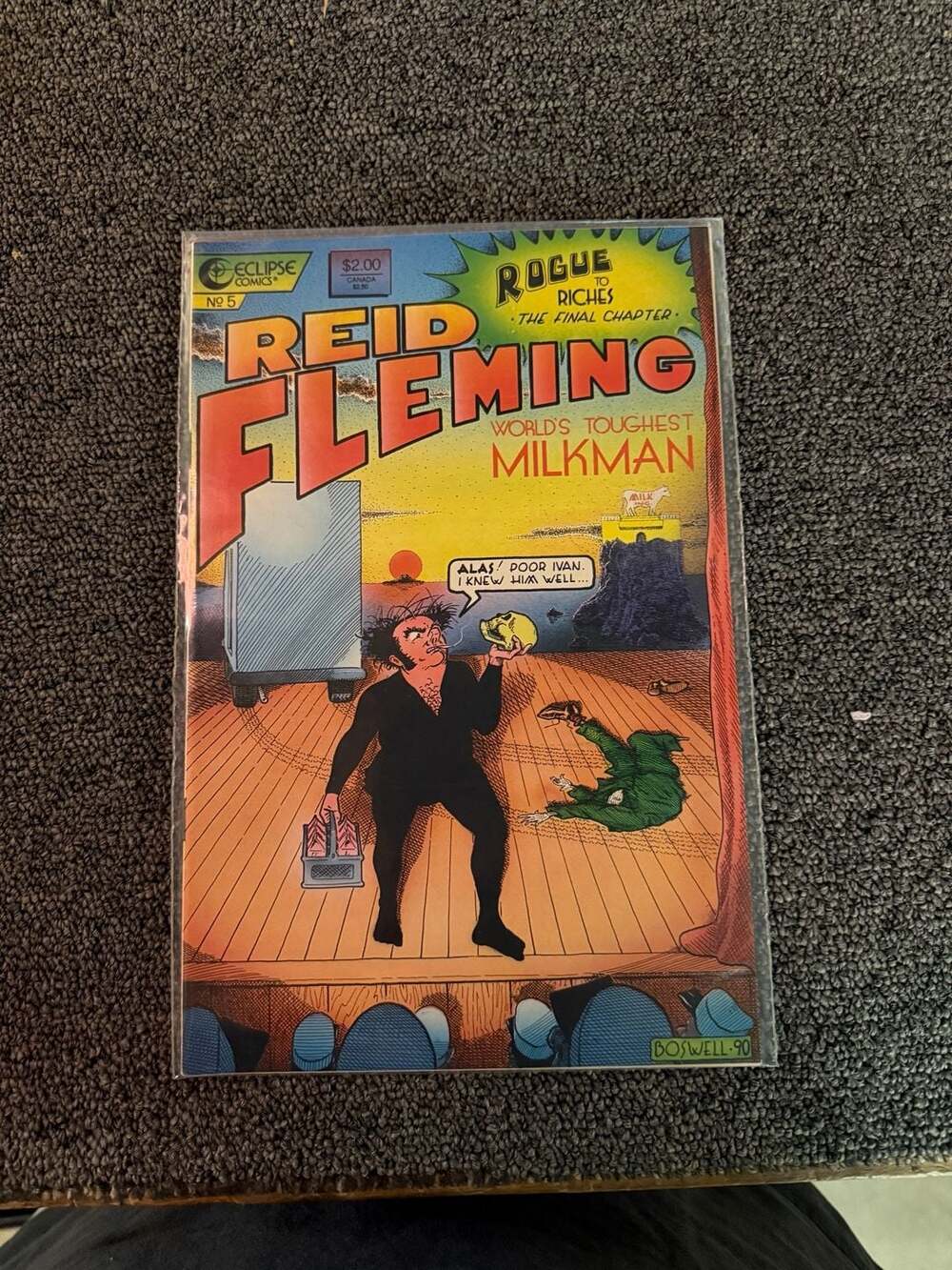 Eclipse Comics Reid Fleming World's Toughest Milkman #5 Comic Book